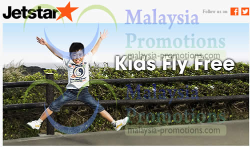 Featured image for (EXPIRED) Jetstar Asia Kids Fly FREE Promotion 25 – 28 Mar 2013