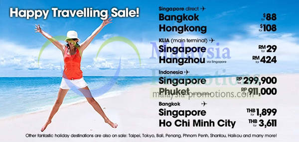 Featured image for (EXPIRED) Jetstar Asia Happy Travelling Sale From RM28 Air Fares 1 – 4 Apr 2013