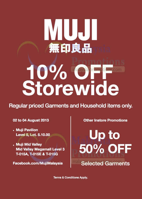 Muji 1 Aug 2013