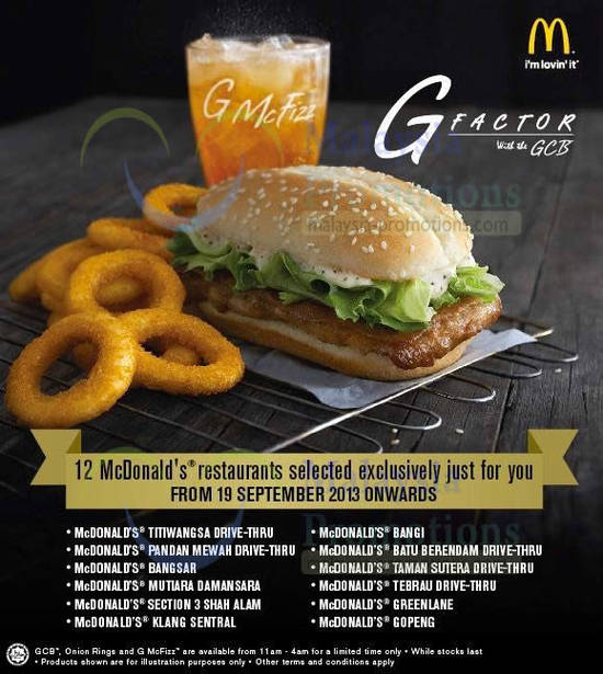 McDonalds GCB 19 Sep 2013