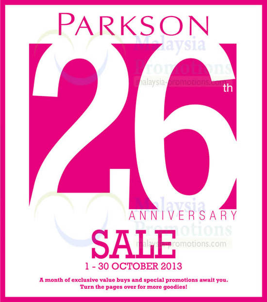 Parkson Main Poster, Dates