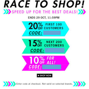 Featured image for (EXPIRED) Zalora Up To 20% OFF Storewide Coupon Code 29 Oct 2013