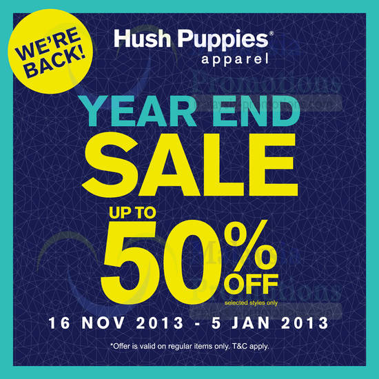 Hush Puppies 15 Nov 2013