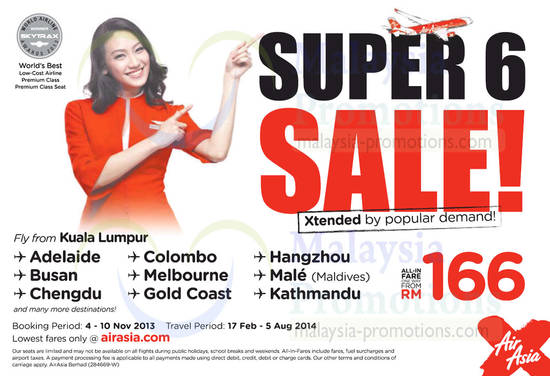 Super 6 Sale