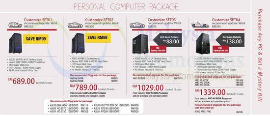 15 Jan Jayacom Information ASUS AMD Desktop PCs