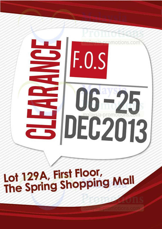 F.O.S 6 Dec 2013