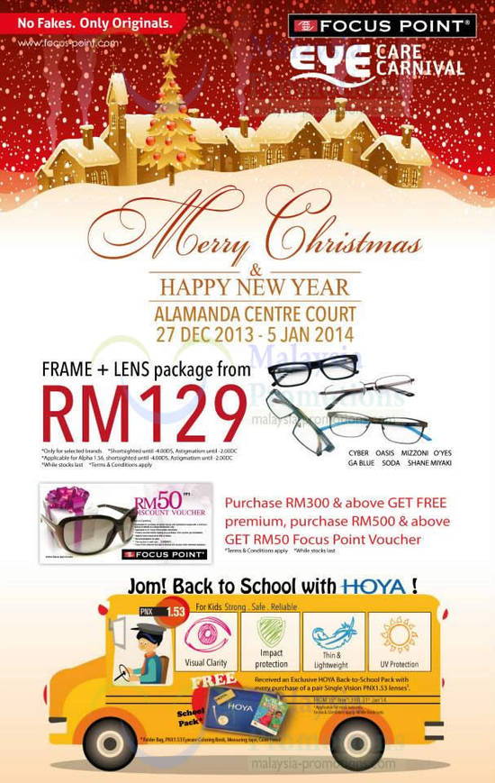 Frame n Lens Package From RM129, Free Premiums