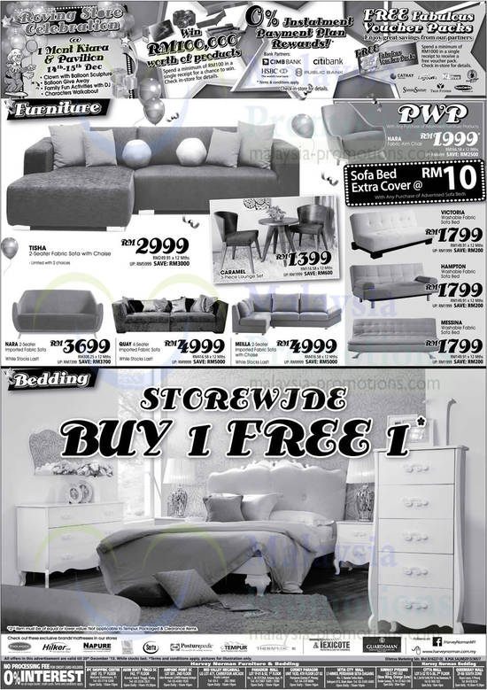 Furniture, Sofa Sets, Sofa Bed, Bedding Buy 1 Get Free 1