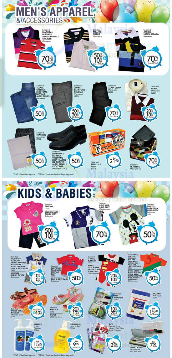 Mens Apparel, Kids n Babies