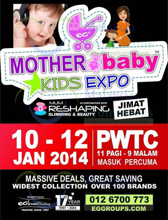 Mother, Baby, Kids Expo 9 Dec 2013