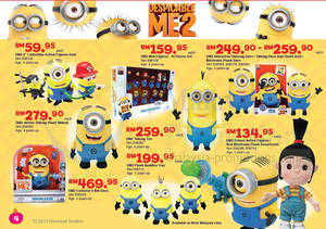 Featured image for Toys “R” Us Despicable Me 2 Toys Price List 5 Dec 2013