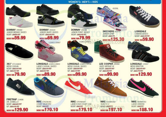 Shoes, Womens, Mens, Donnay, 361, Lonsdale, Nike