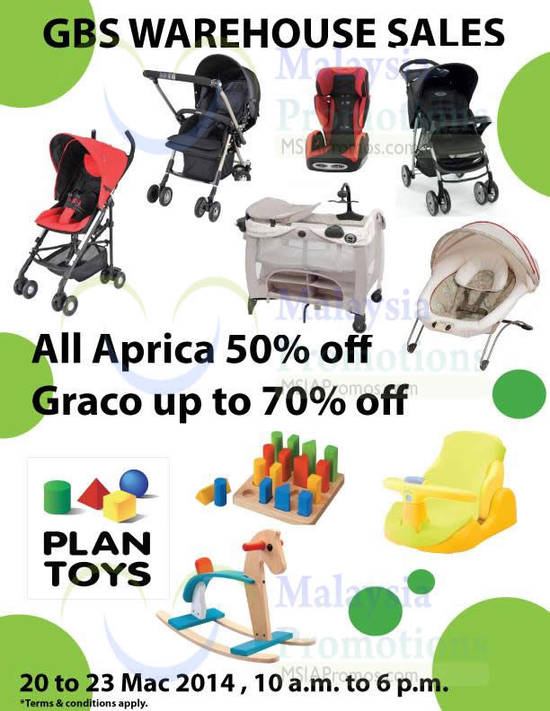 Aprica, Graco, Plan Toys