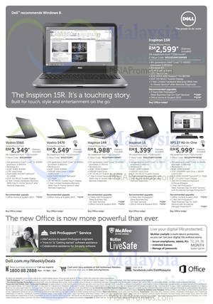 Featured image for (EXPIRED) Dell Notebooks & Desktop PC Offers 17 – 27 Mar 2014