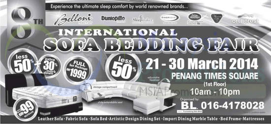 International Sofa Bedding Fair 22 Mar 2014