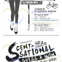 Featured image for (EXPIRED) 1st Avenue Amour Fashion Show, Scent-sational Guess & Win 12 – 27 Apr 2014