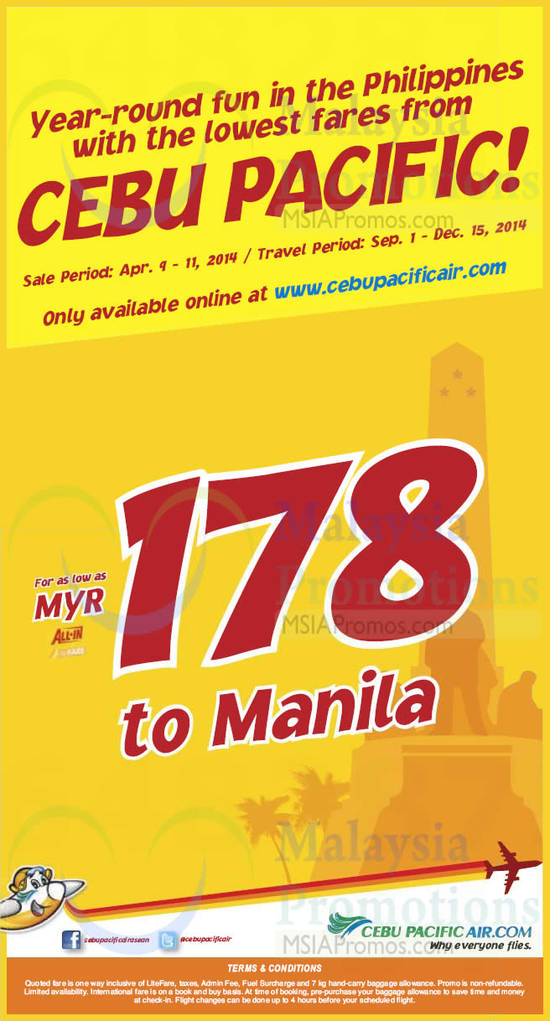 Cebu Pacific 9 Apr 2014