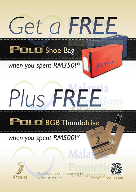 Free Polo Shoe Bag, Thumbdrive