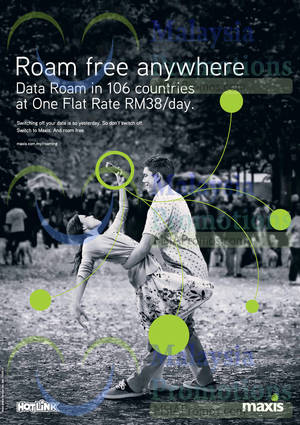 Featured image for Maxis RM38/day Roam Free Anywhere 23 May 2014