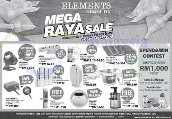 11 Jul Elements by Home Fix Offers