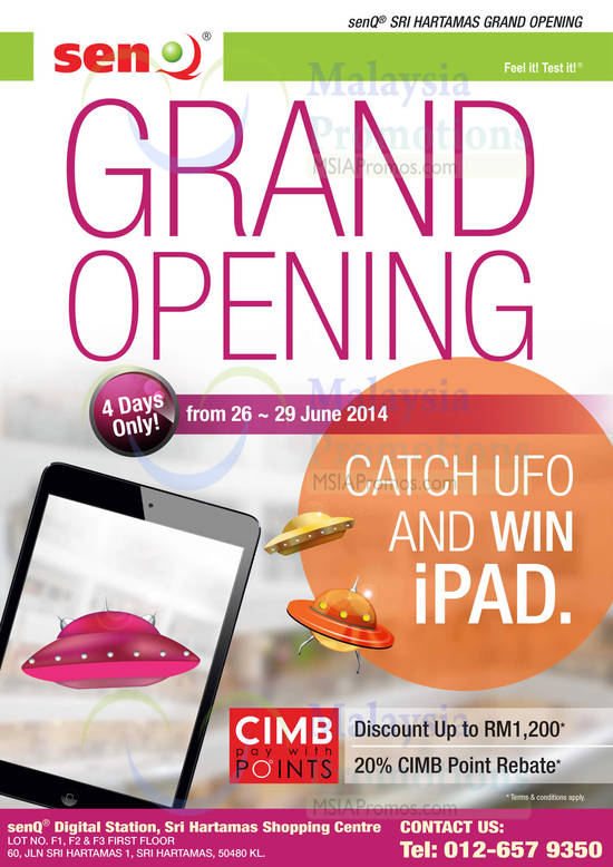 Catch UFO and win iPad