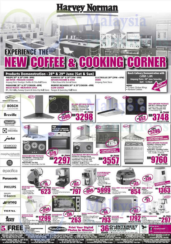 Coffee Machines, Air Fryers, Ovens, Food Processor, Tefal, Nescafe, Delonghi, Philips, Kenwood, Zanussi, Breville, Panasonic