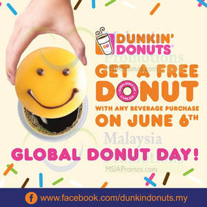 Featured image for (EXPIRED) Dunkin’ Donuts Global Donut Day 6 Jun 2014