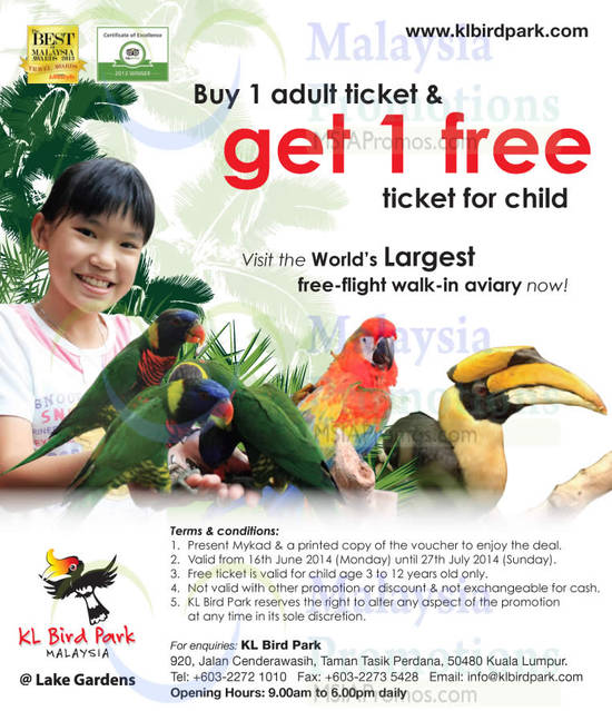 KL Bird Park 27 Jun 2014