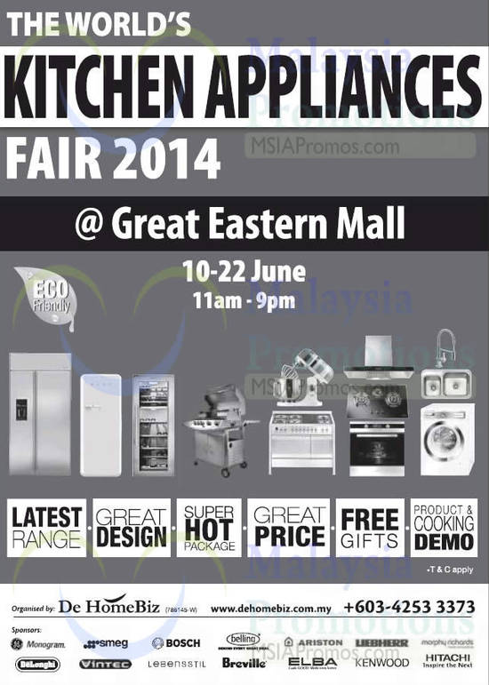 Kitchen Appliances Fair 10 Jun 2014