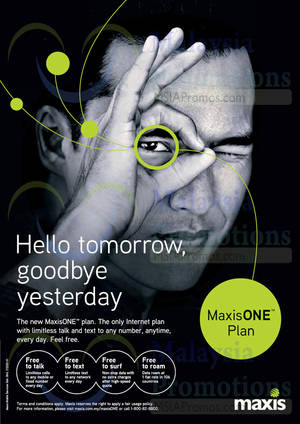 Featured image for Maxis NEW Unlimited Talk & Text Maxis ONE Plan 5 Jun 2014