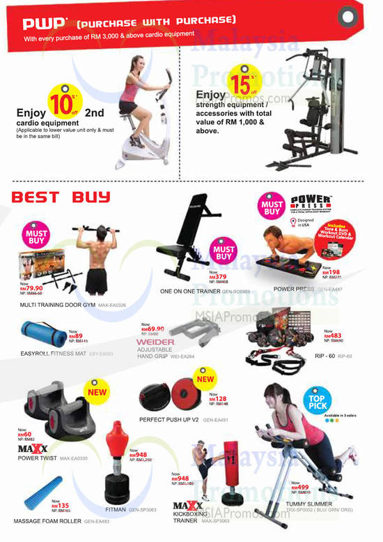 (West Malaysia) Purchase with Purchase, Best Buys