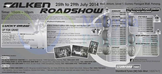 Falken Roadshow 21 Jul 2014