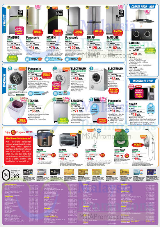 Fridges, Washers, Dryers, Home Appliances, Kitchen Appliances, Philips, Cornell, Electrolux, Toshiba, Samsung, Panasonic