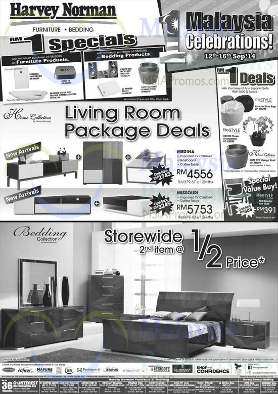 Furniture, Living Room Package Deals, RM1 Deals