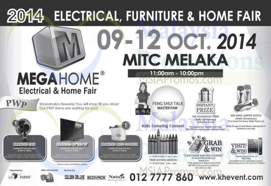 Mega Home Electrical n Home Fair 6 Oct 2014