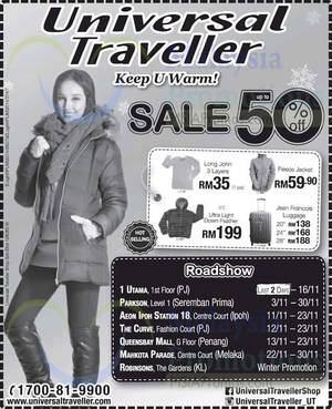 Featured image for (EXPIRED) Universal Traveller Roadshow @ Mahkota Parade 22 – 30 Nov 2014