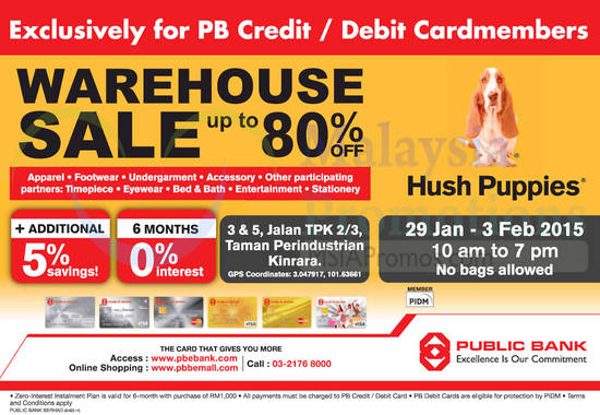 28 Jan PB Credit, Debit Cardmembers Discounts