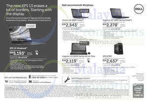 Featured image for (EXPIRED) Dell Inspiron, Vostro & XPS Notebooks & Desktop PC Offers 20 – 30 Apr 2015