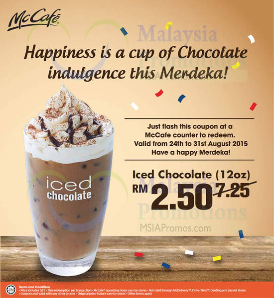 RM2.50 Iced Chocolate 12oz