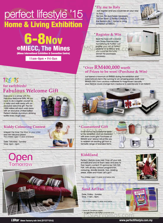 5 Nov Welcome Gift, Kiddy Colouring Contest, Register n Win, Guaranteed Gift Kiddiland, Sand Art Fun