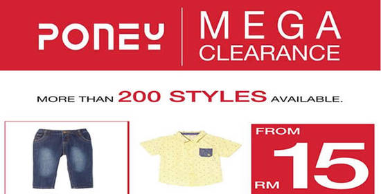 Poney Clearance Sale Feat 11 Apr 2016 Poney Clearance Sale Feat 11 Apr 2016