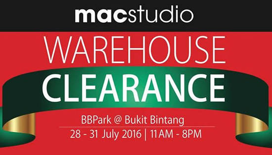 Macstudio Warehouse Clearance Feat 28 Jul 2016 Macstudio Warehouse Clearance Feat 28 Jul 2016