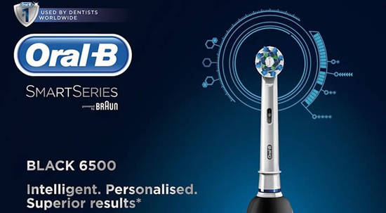 Oral-B Smart Series 6500 Electric Rechargeable Toothbrush Feat Oral-B Smart Series 6500 Electric Rechargeable Toothbrush Feat