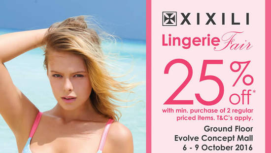 XIXILI Lingerie Fair Feat 8 Oct 2016 XIXILI Lingerie Fair Feat 8 Oct 2016