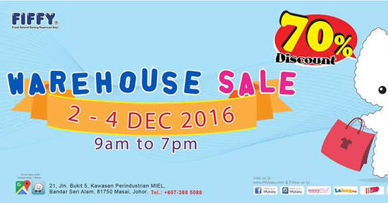 Fiffybaby Warehouse Sale Feat 19 Nov 2016 Fiffybaby Warehouse Sale Feat 19 Nov 2016