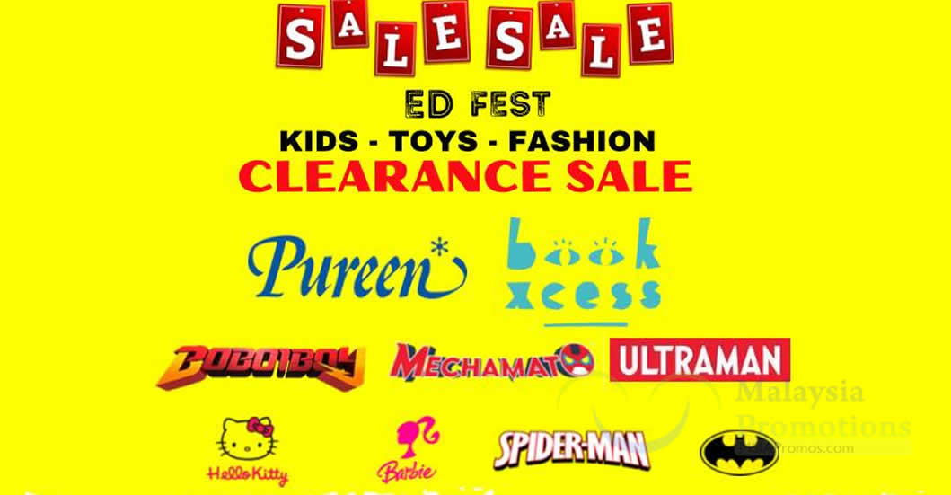 Featured image for ED Labels Kids, Toys, Fashion Clearance Sale at KL Gateway Mall from 8 - 17 March 2024