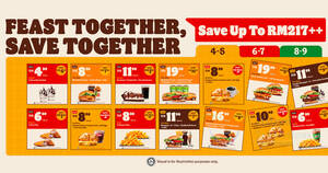 Featured image for Burger King Malaysia’s Mega Savings with 30 New E-Coupons valid till 31 May 2024