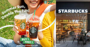 Featured image for (EXPIRED) Starbucks Malaysia Celebrates 25th Anniversary with Buy-1-FREE-1 Deal on Handcrafted Beverages on 25 April 2024
