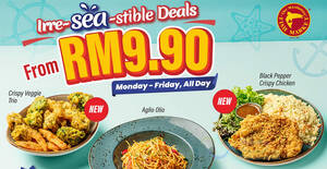Featured image for Manhattan FISH MARKET Malaysia New All-Day Weekday Deals starting at RM9.90 from 22 April 2024