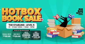 Featured image for (EXPIRED) Big Bad Wolf Books Hotbox Sale at Starling Mall till 12 May 2024